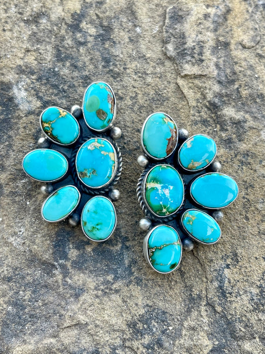 Sonoran Gold Half Cluster Earrings