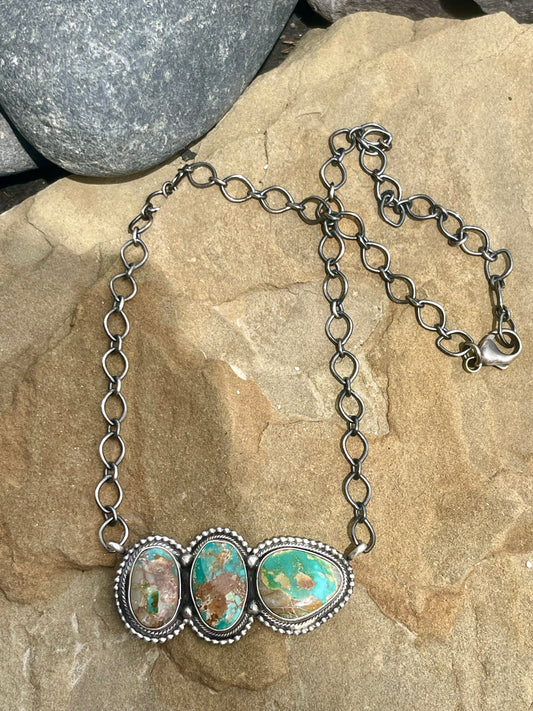 3 Stone Royston Necklace