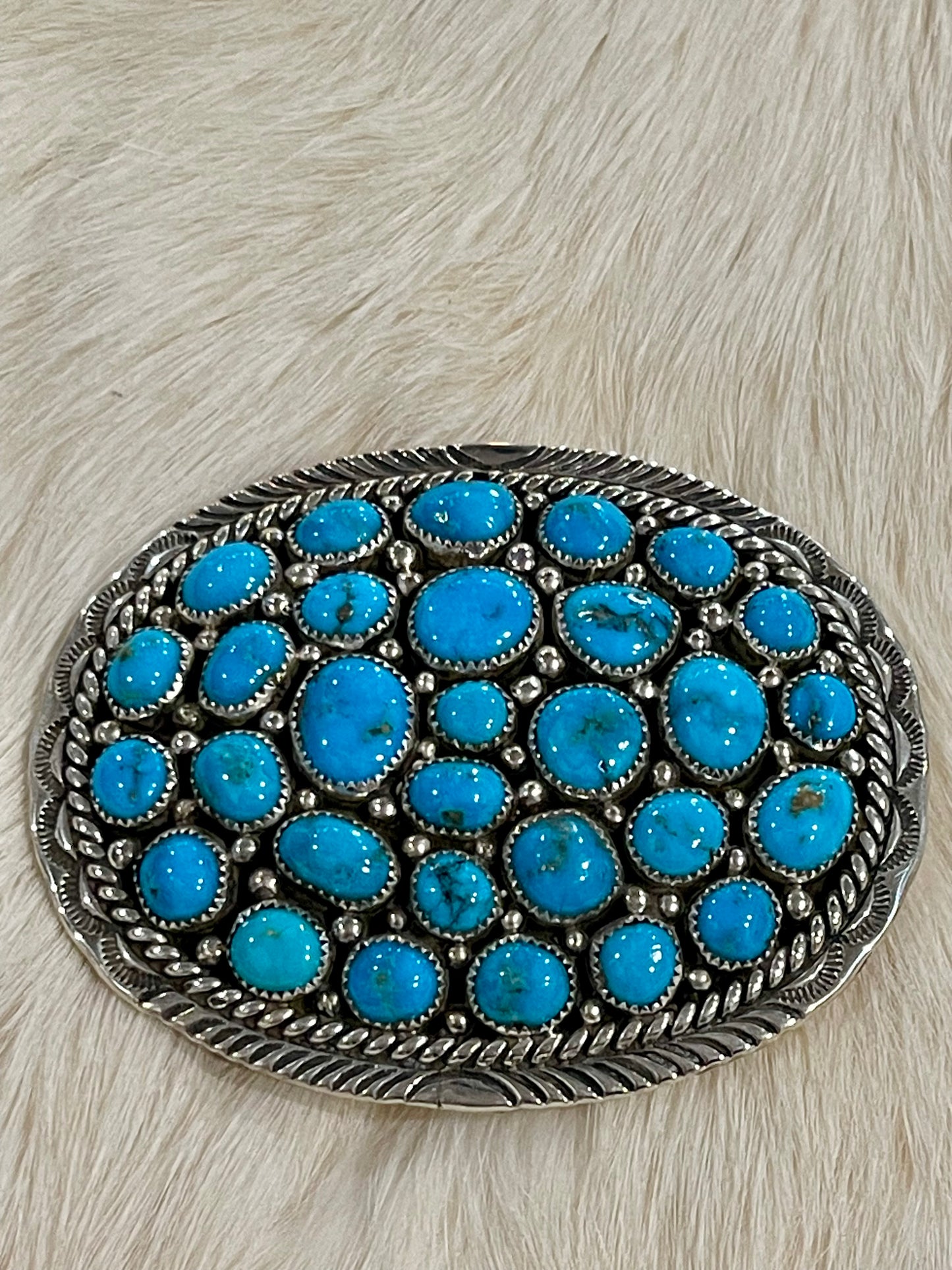 Turquoise Multi Stone Buckle