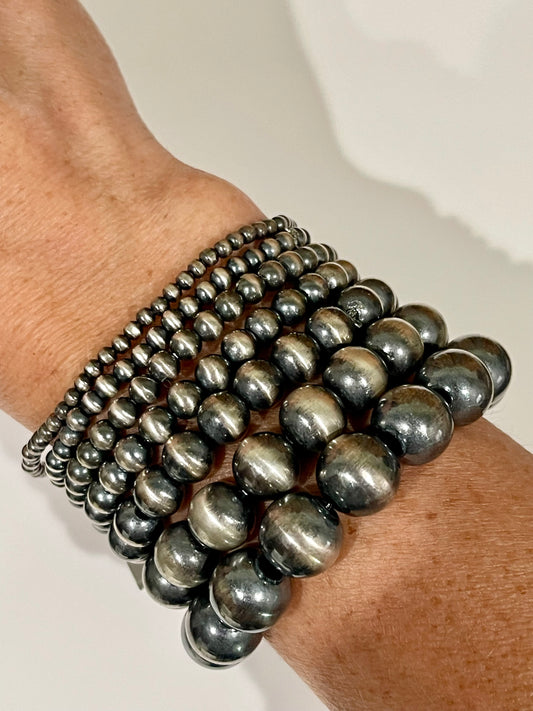 12mm Pearl Stretch Bracelet