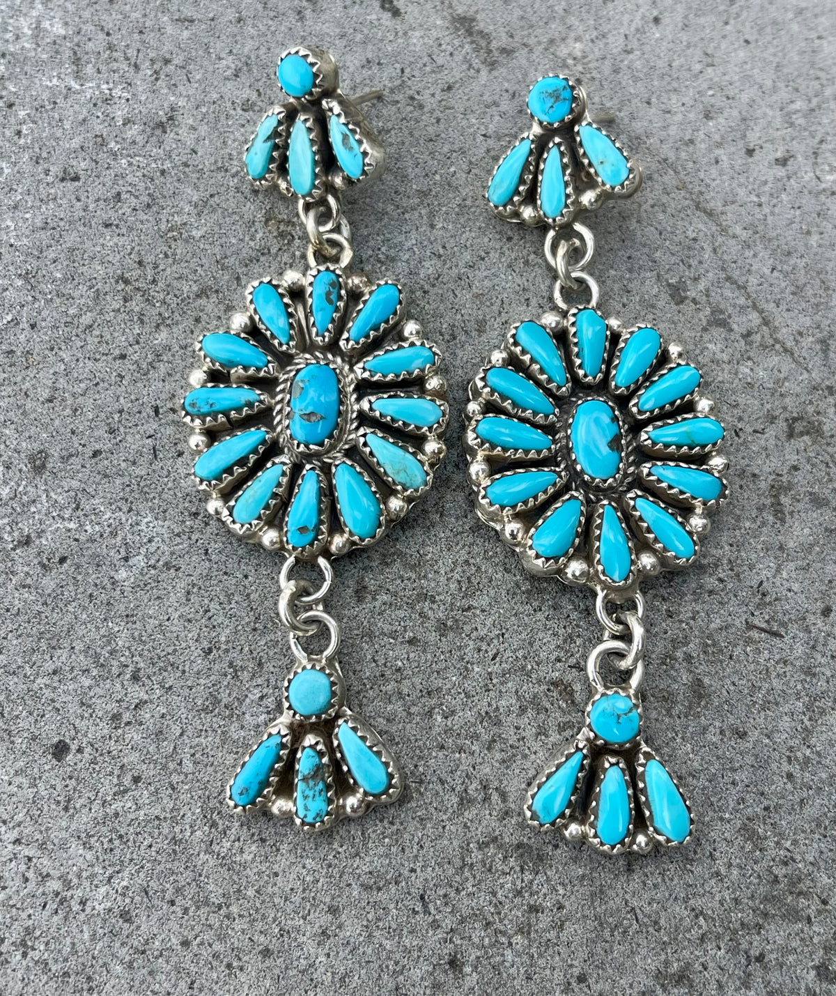 Turquoise Statement Earrings