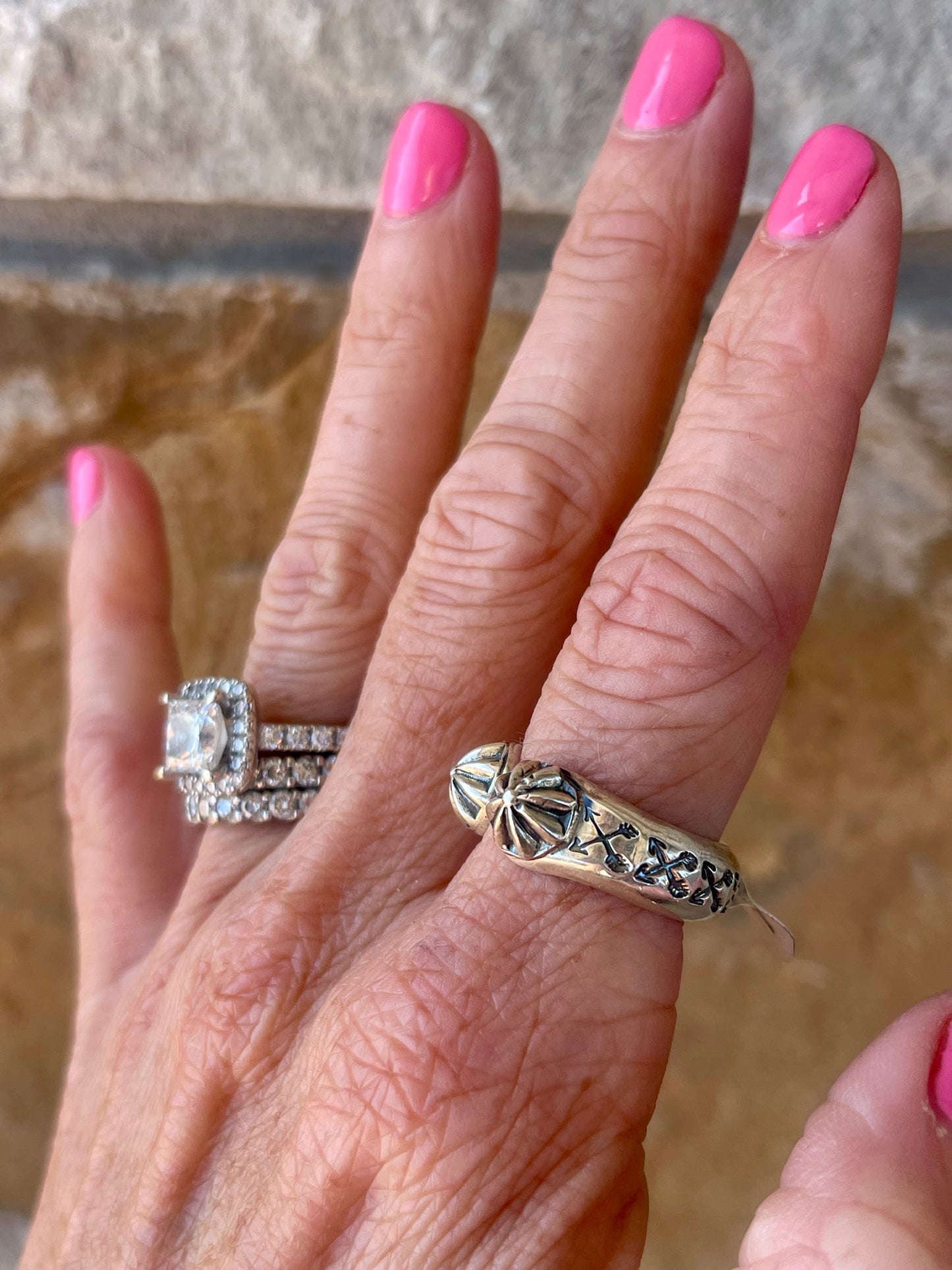 Sunshine Open band ring