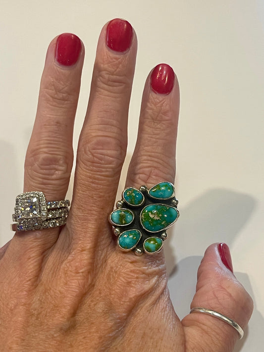 5 Stone Sonoran Gold Ring