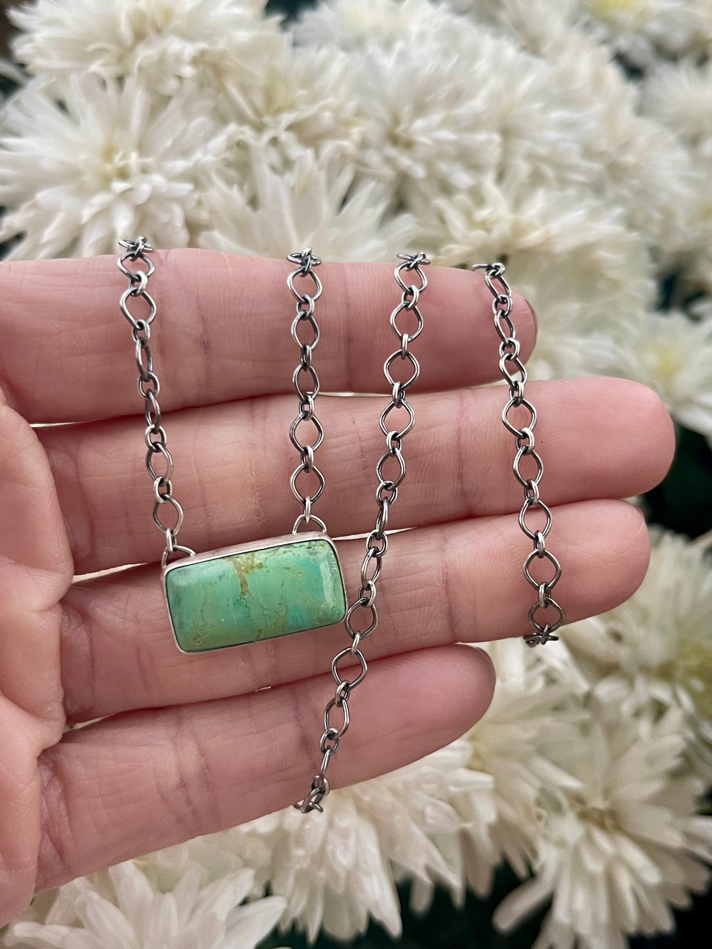 Turquoise Bar Necklace