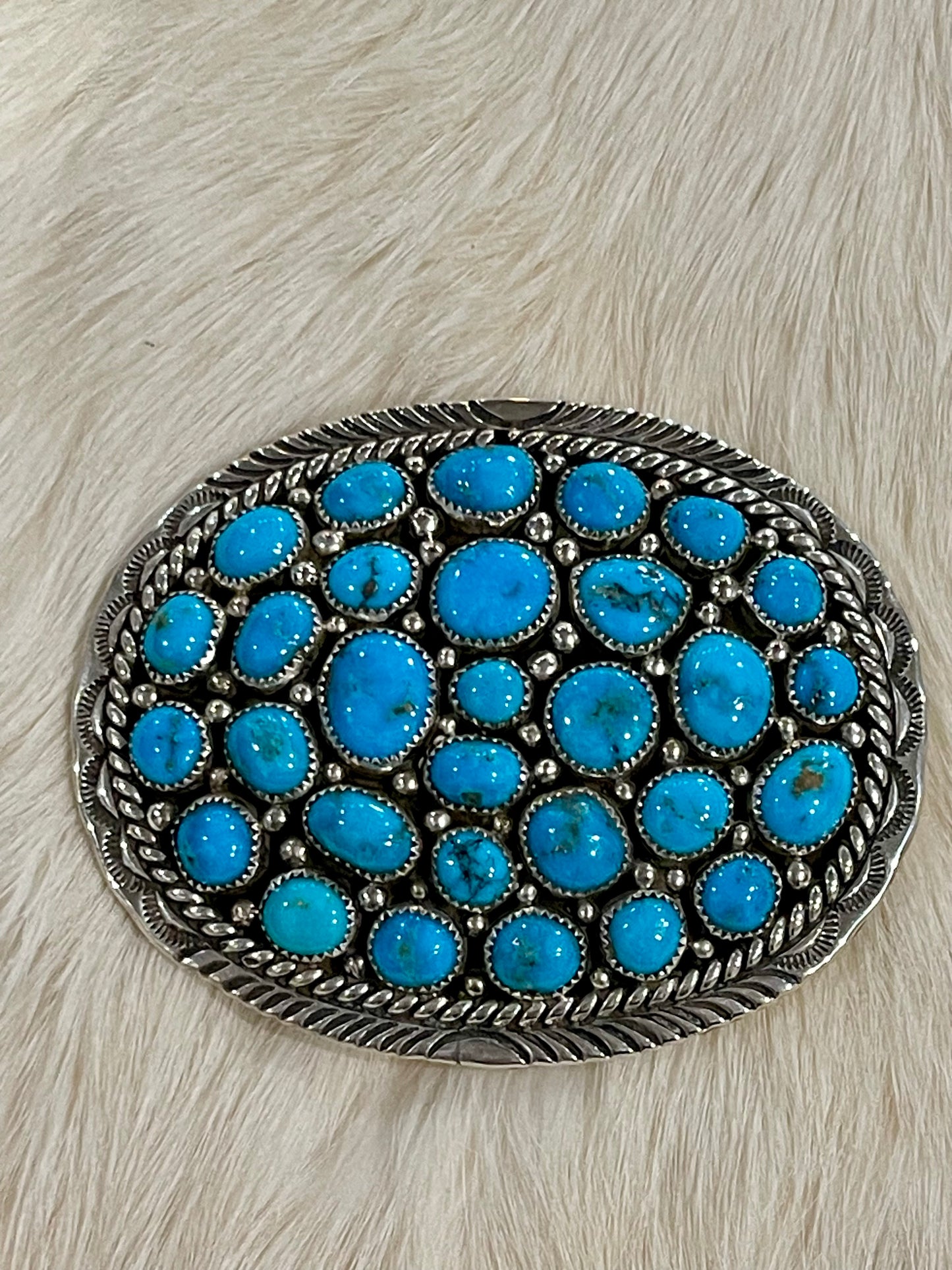 Turquoise Multi Stone Buckle