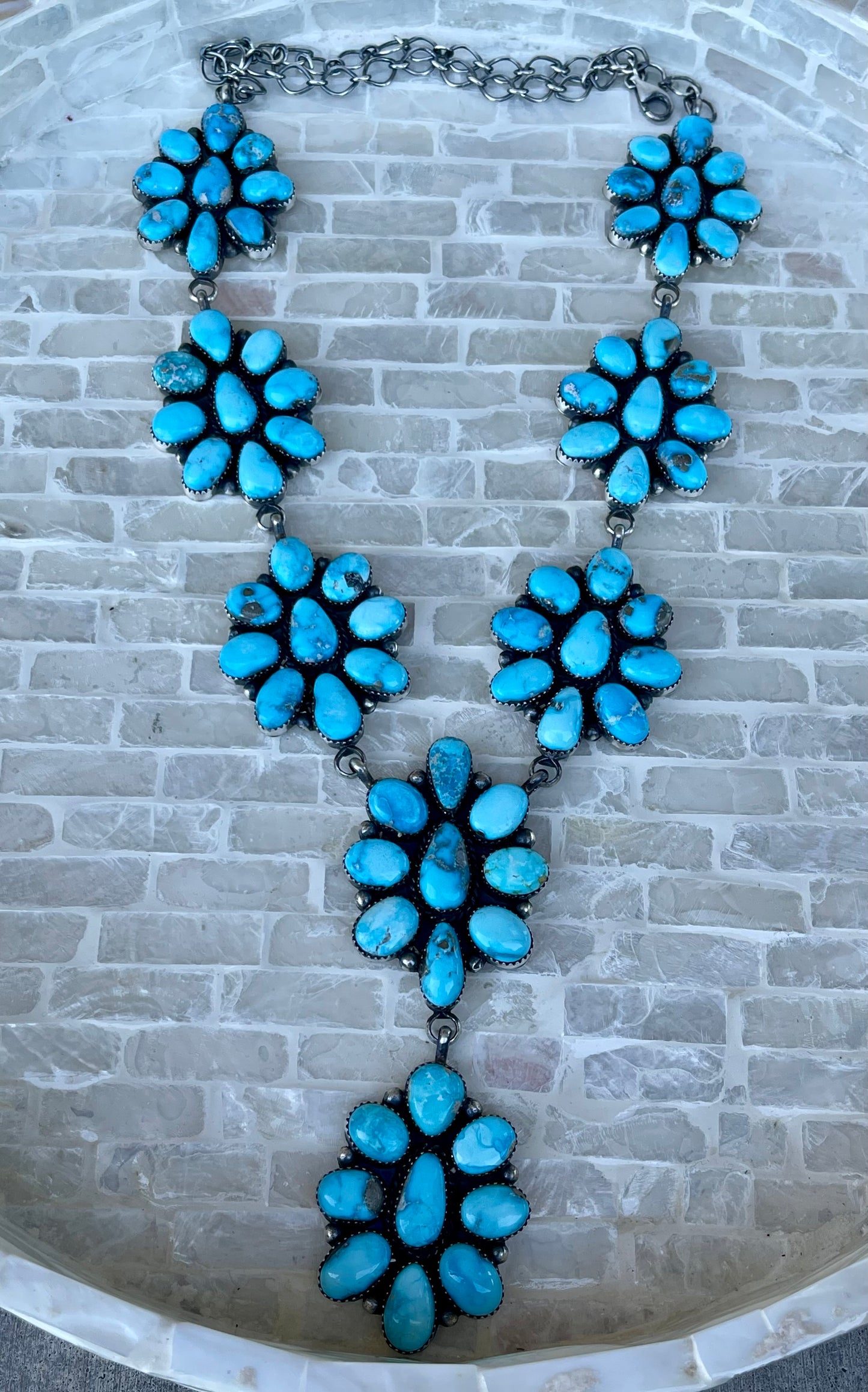 Sonoran Turquoise Cluster Lariat