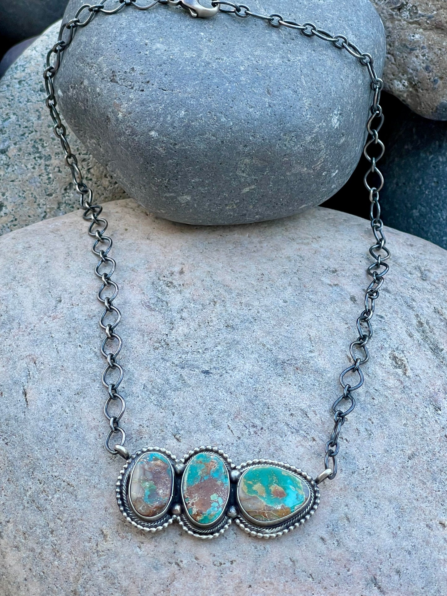 3 Stone Royston Necklace