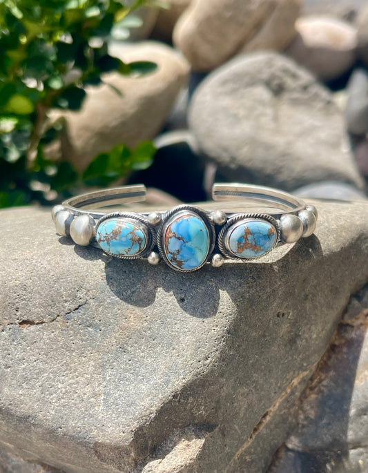 3 Stone Golden Hills Cuff