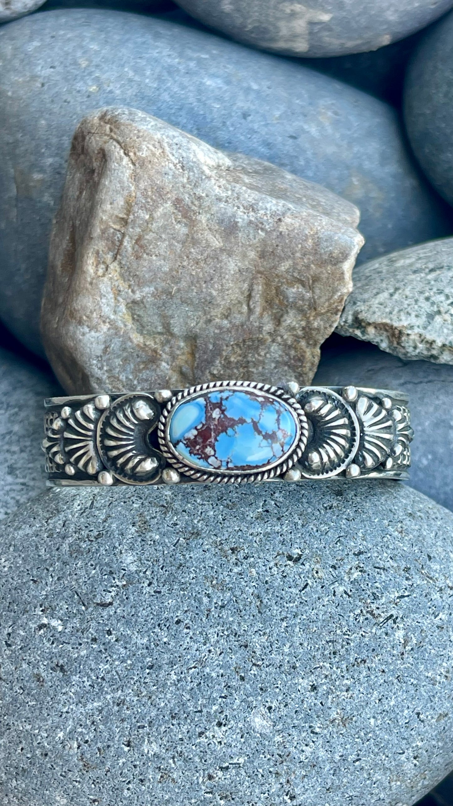 Golden Hills Stamped Cuff