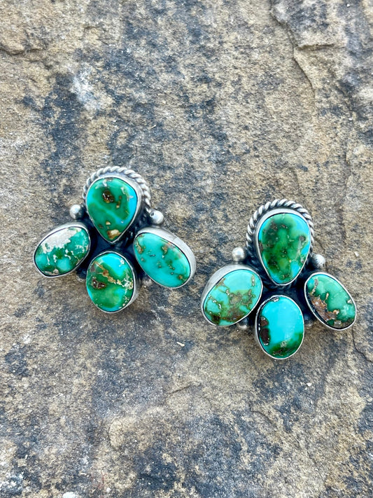 4 Stone Sonoran Gold Earrings