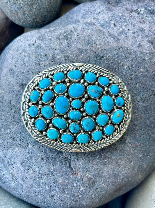 Turquoise Cluster Buckle