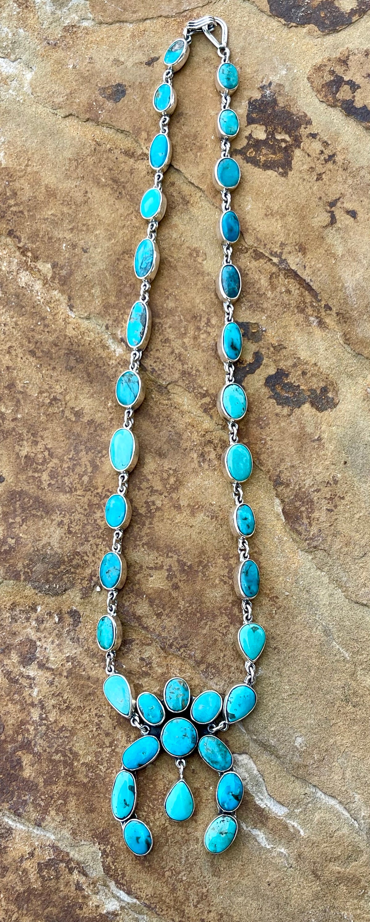 AMAZING - Turquoise Federico Naja Necklace