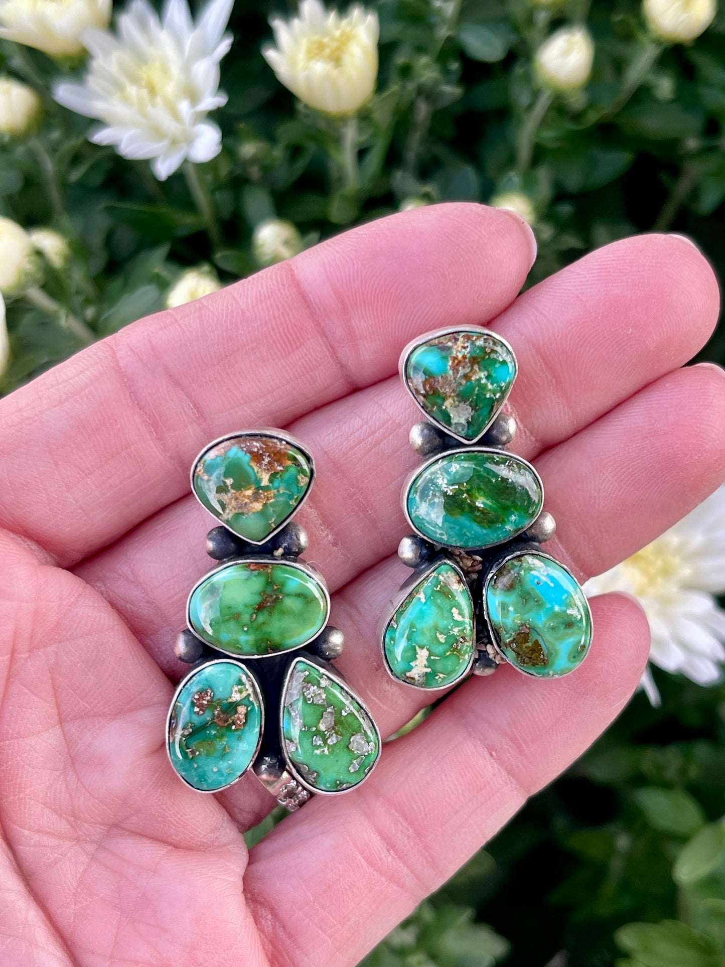 4 Stone Sonoran Gold Earrings