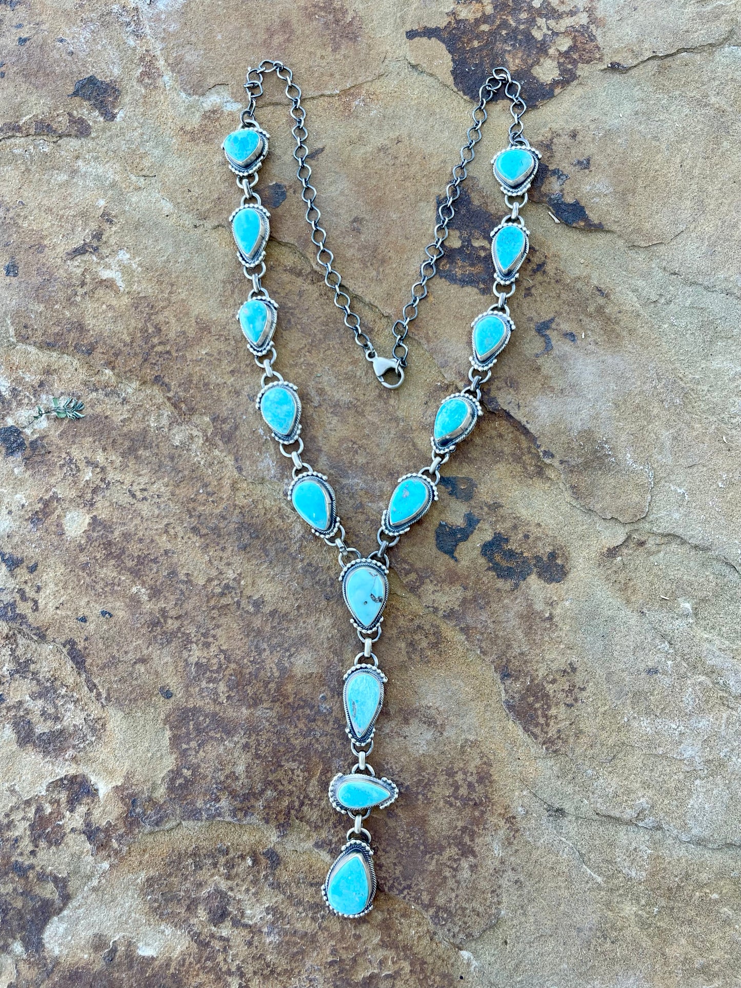 Whitewater Turquoise Lariat