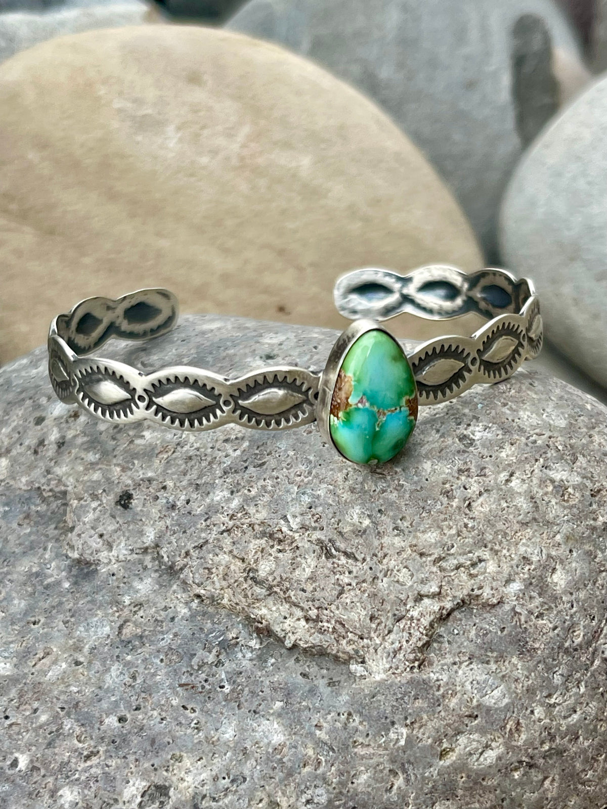Sonoran Gold Stamped Cuff
