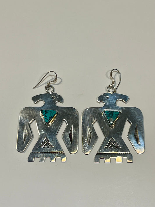 Thunderbird Dangles w/ Turquoise