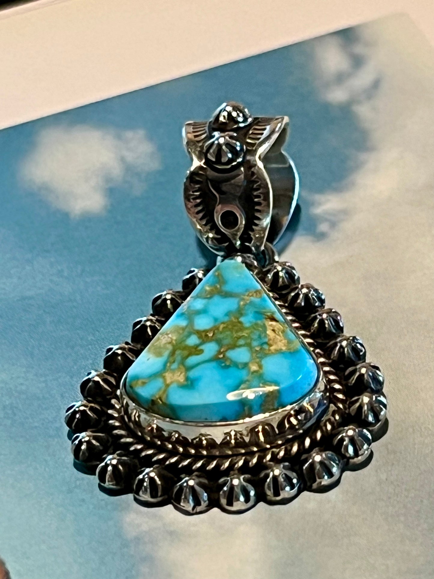 Webbed Kingman Starburst Pendant