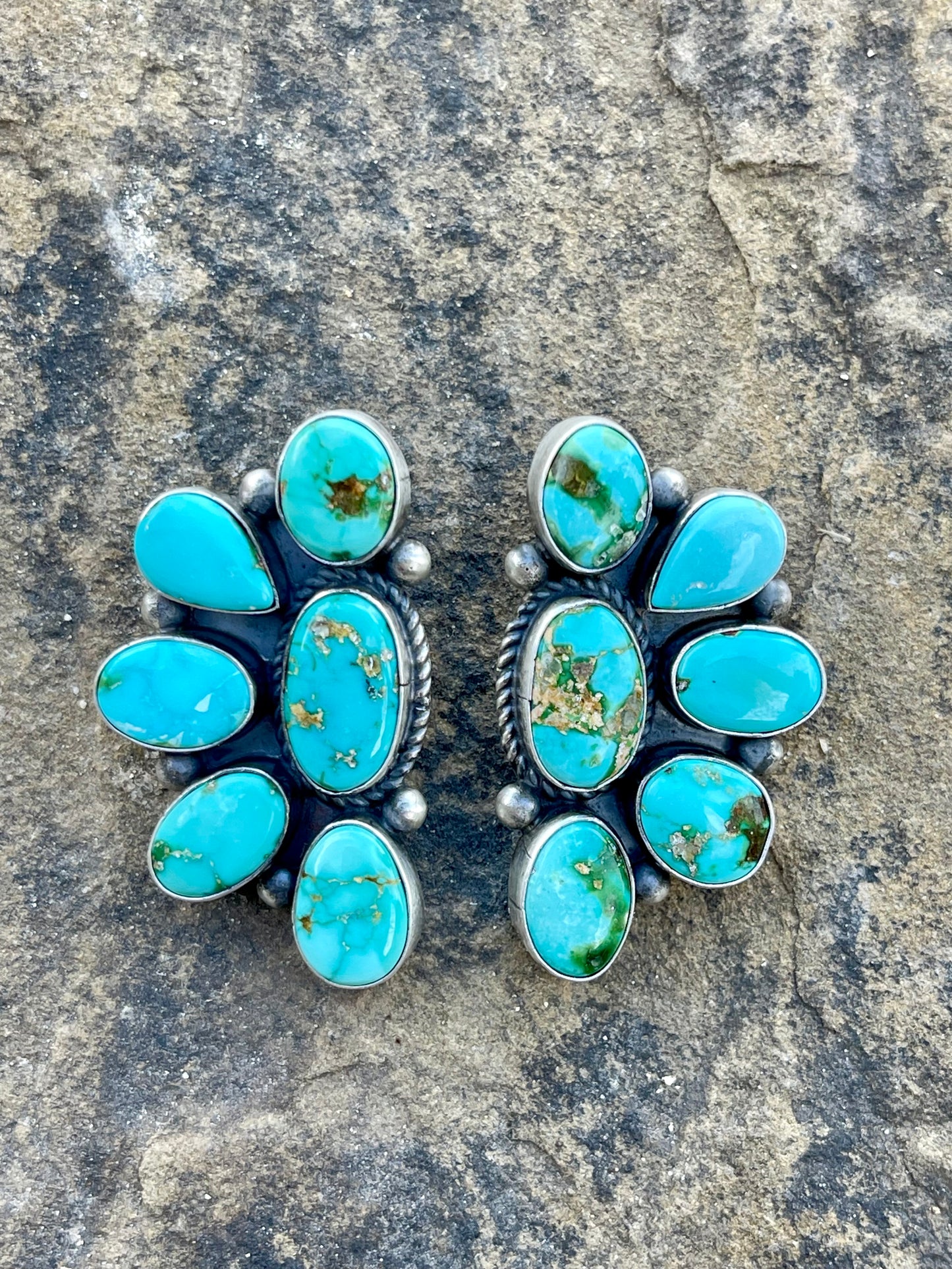 Sonoran Gold Half Cluster Earrings