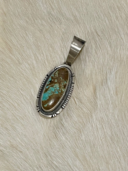 Mine 8 Turquoise Pendant