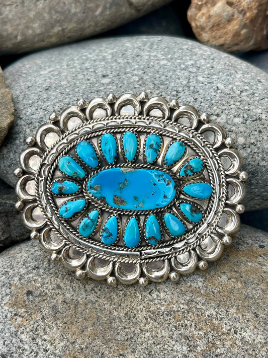 Turquoise Cluster Buckle