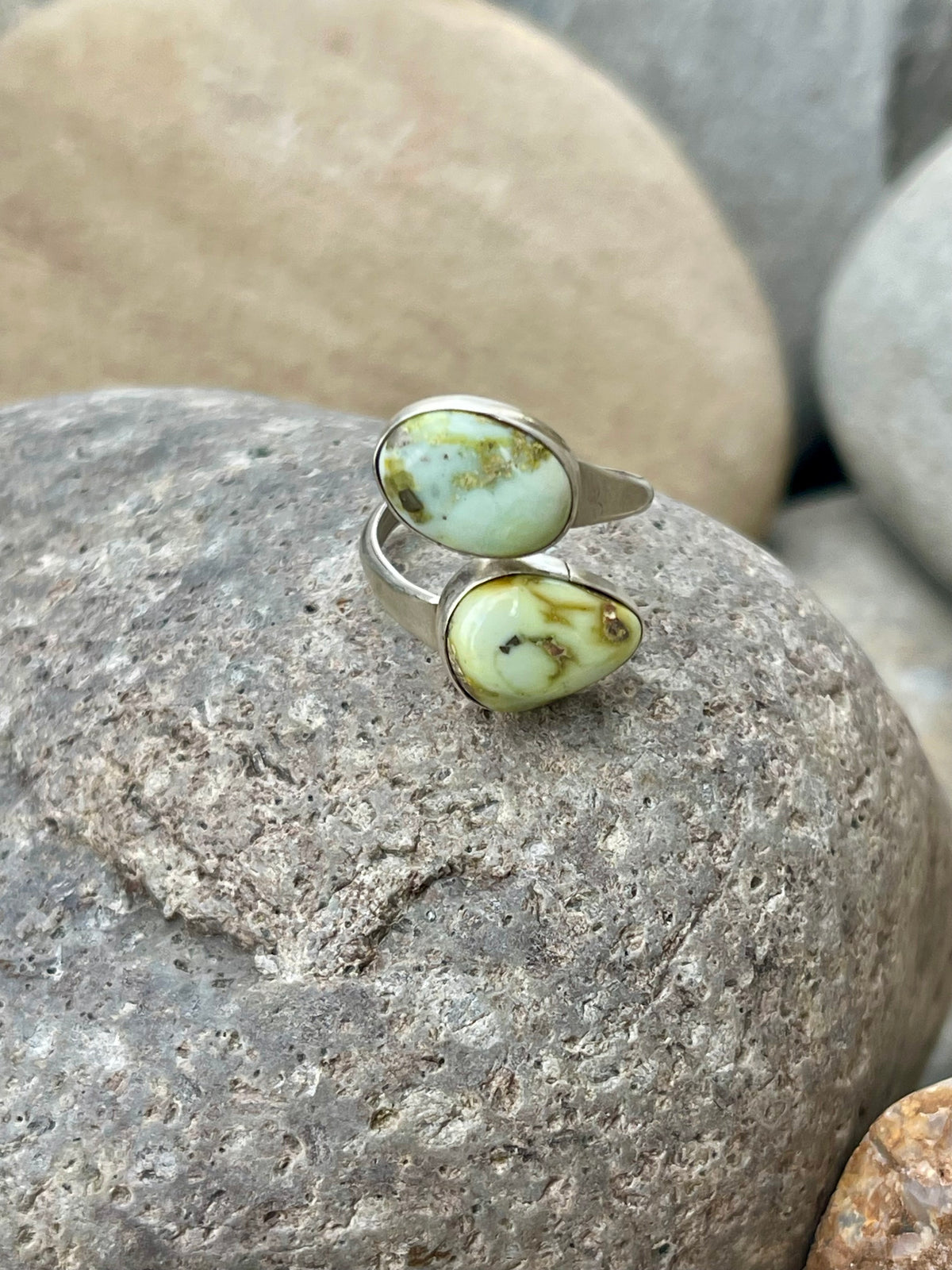 2 stone Palomino Ring