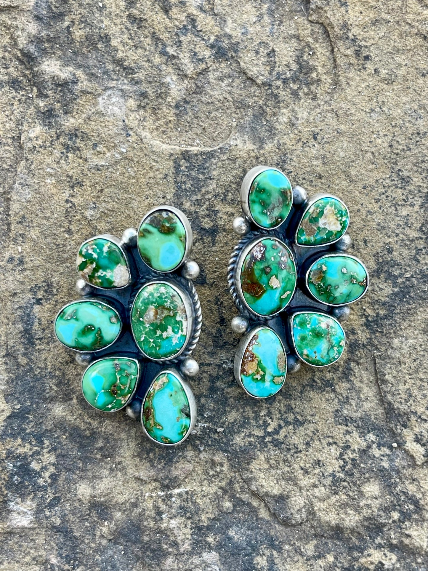 Sonoran Gold Half Cluster Earrings