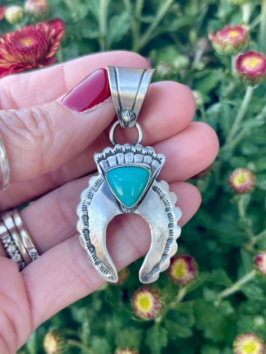 Turquoise Naja Pendant