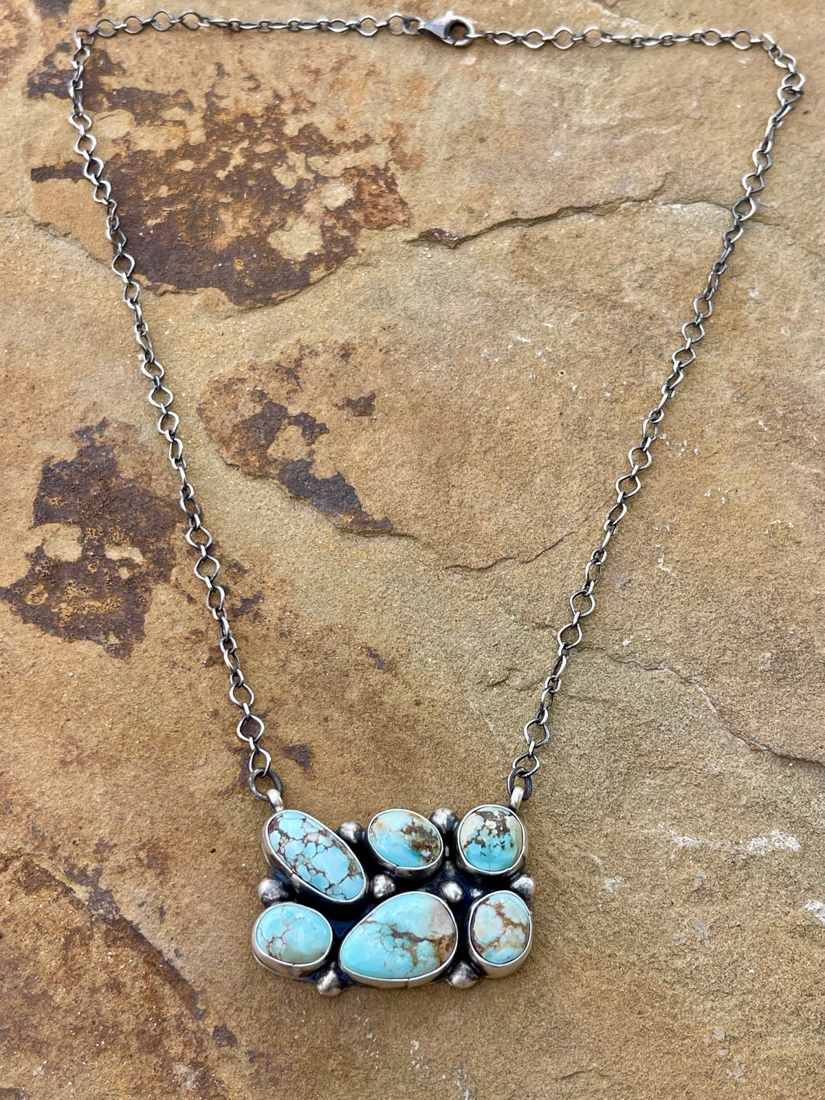 Golden Hills Cluster Necklace