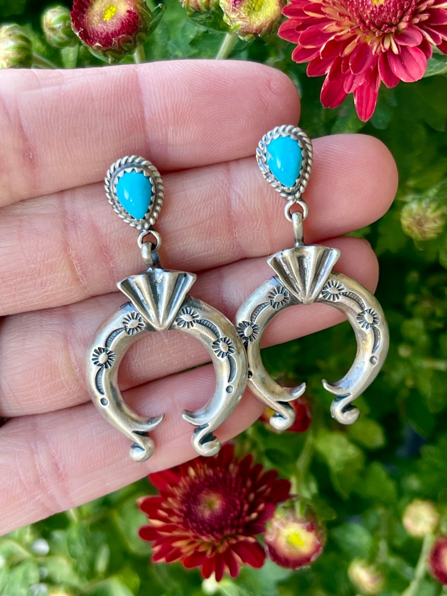 Turquoise Naja Earrings