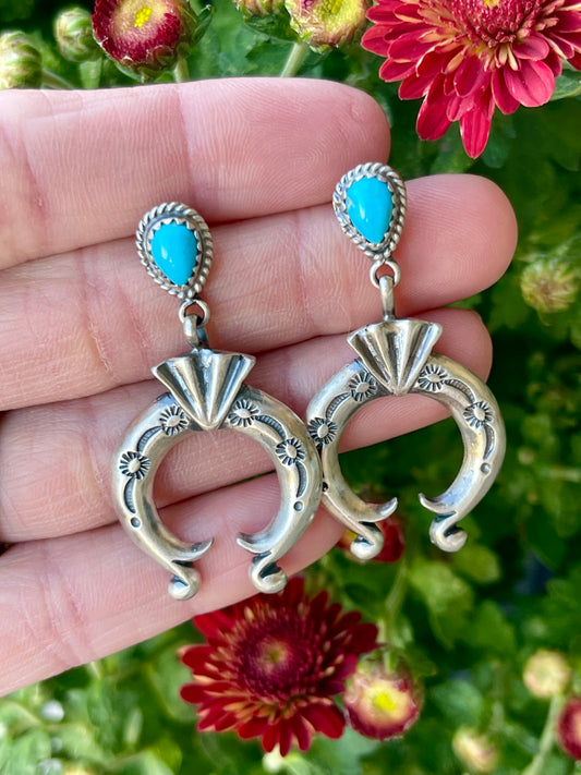 Turquoise Naja Earrings