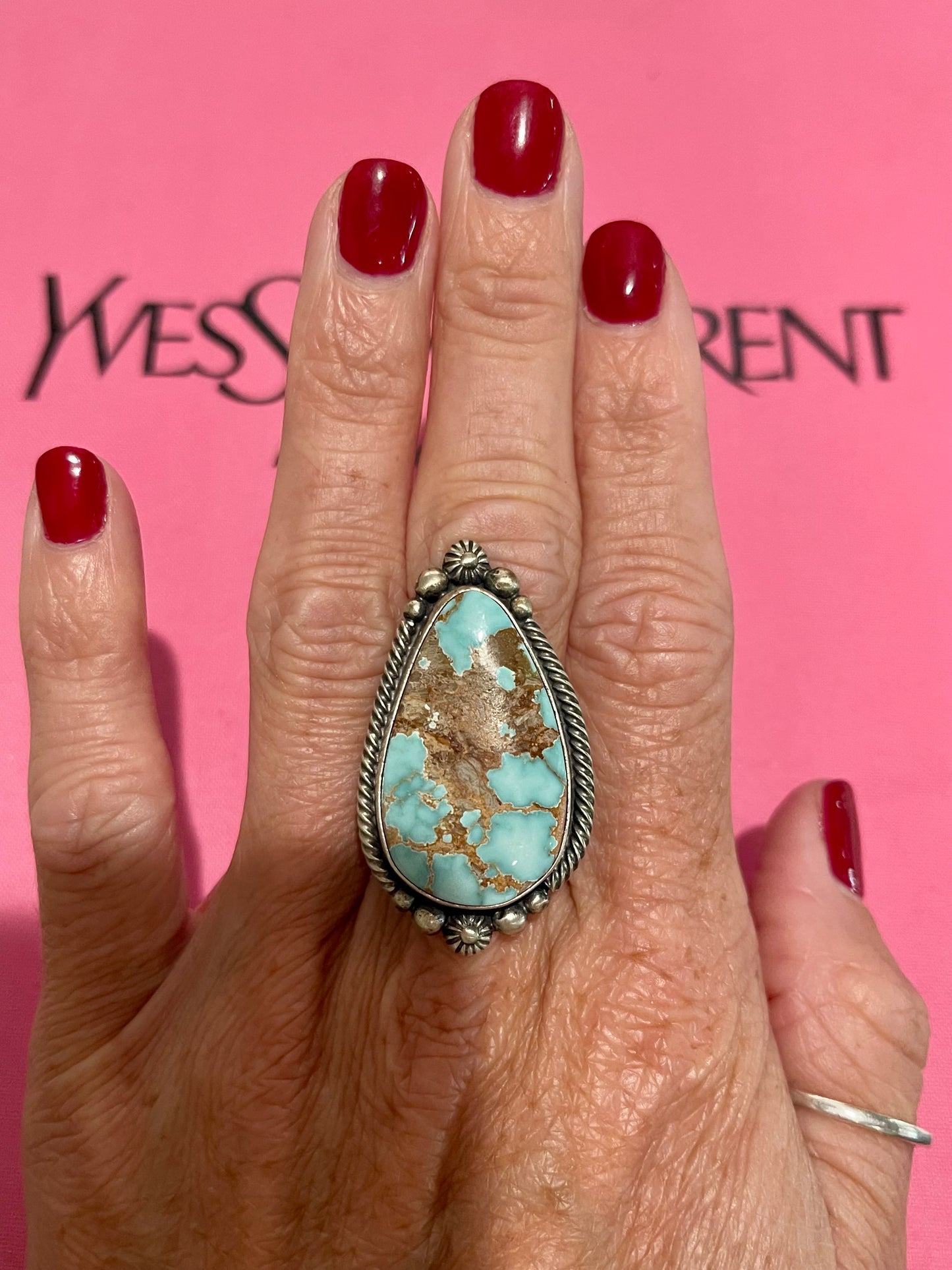 Gorgeous Dry Creek Teardrop Ring