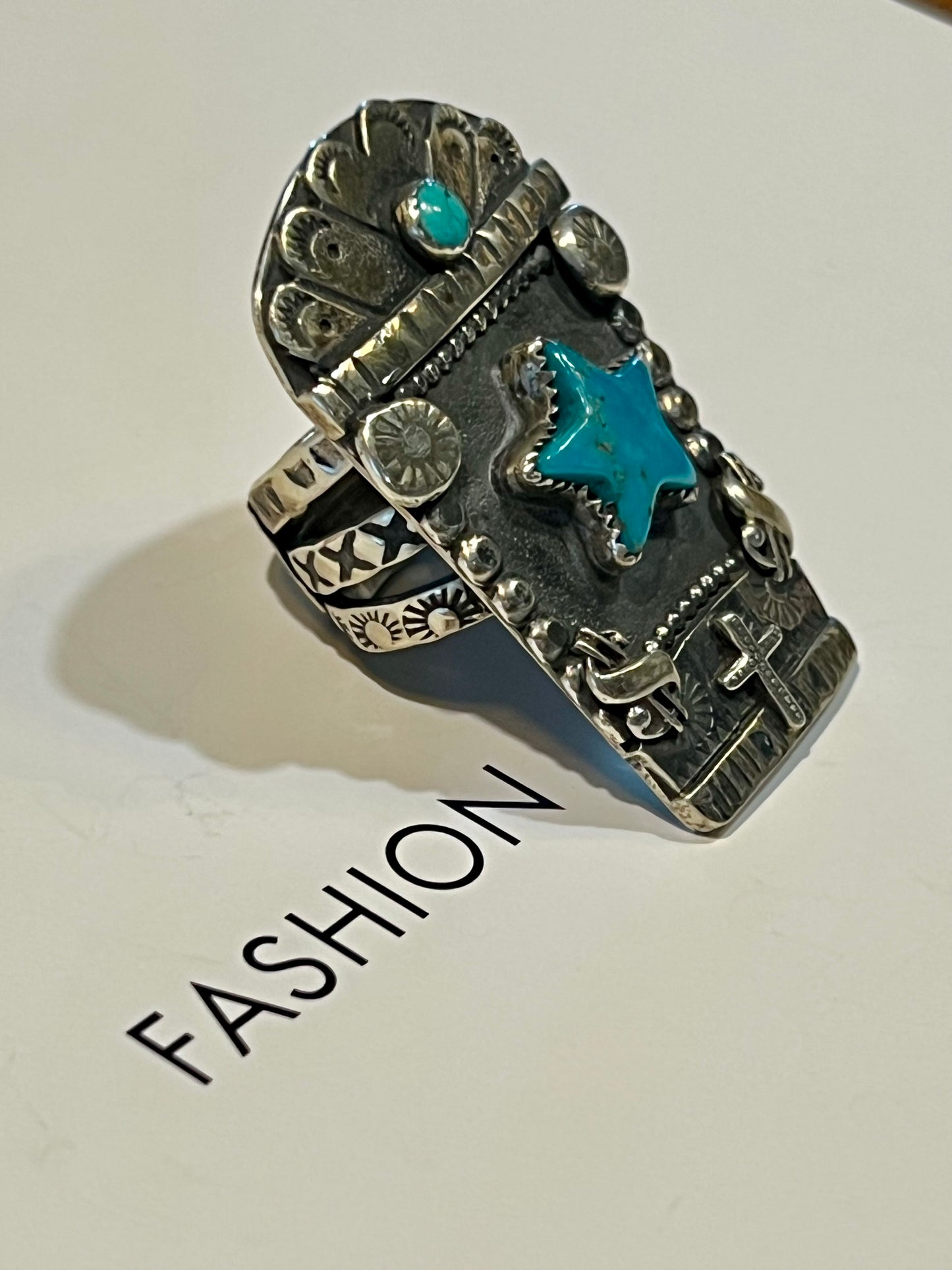 Amazing KS Star Turquoise Ring