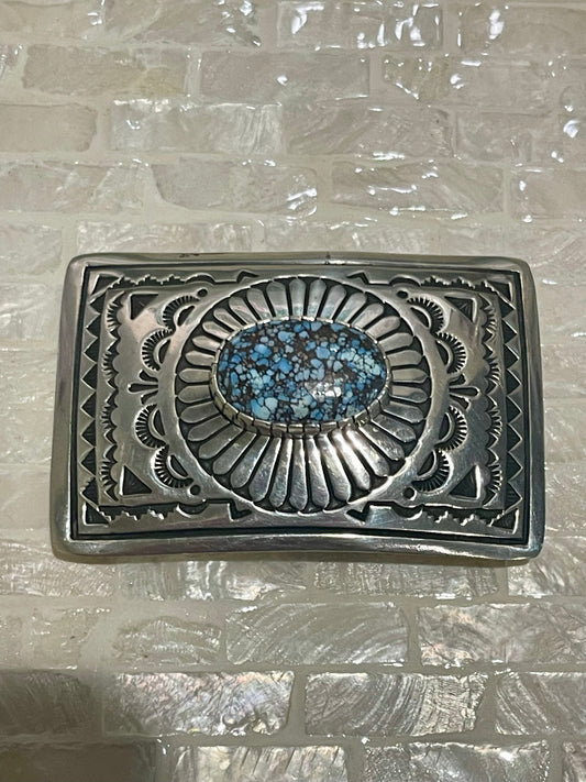 Golden Hills Square Stamped Buckle