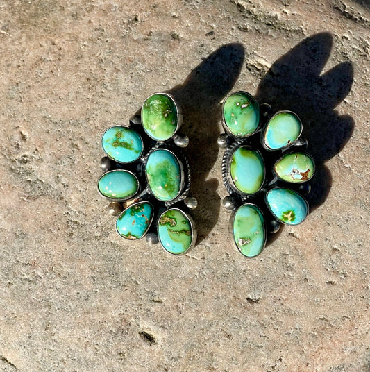 Sonoran Gold Half Cluster Earrings