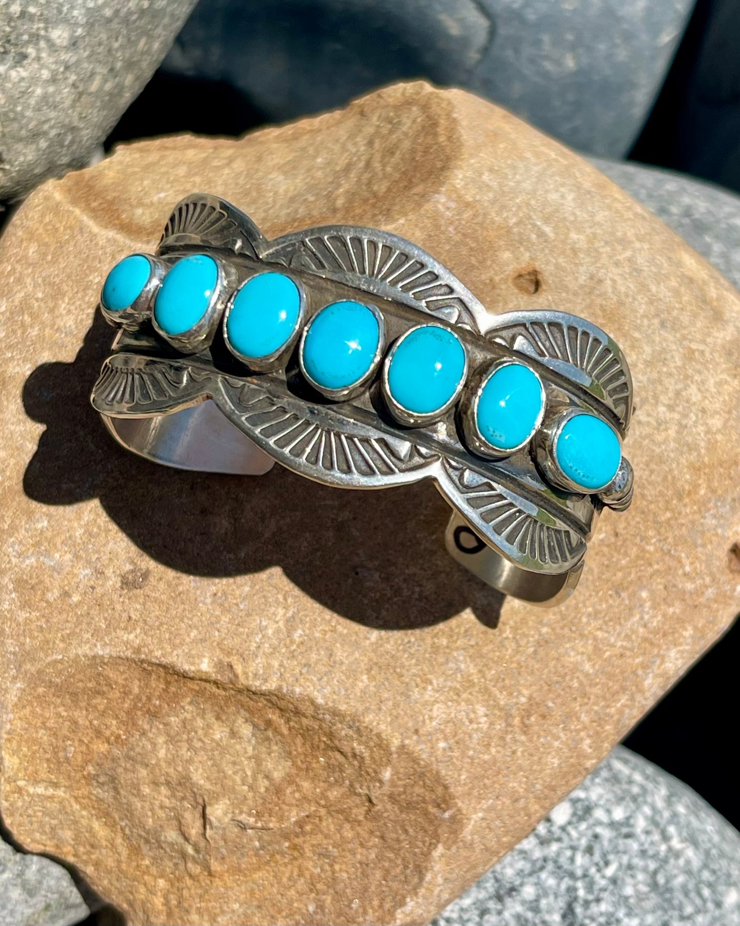 Statement Albert Jake Turquoise Cuff
