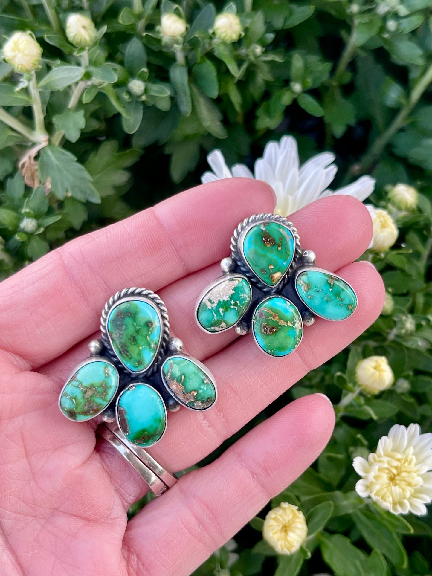 4 Stone Sonoran Gold Earrings