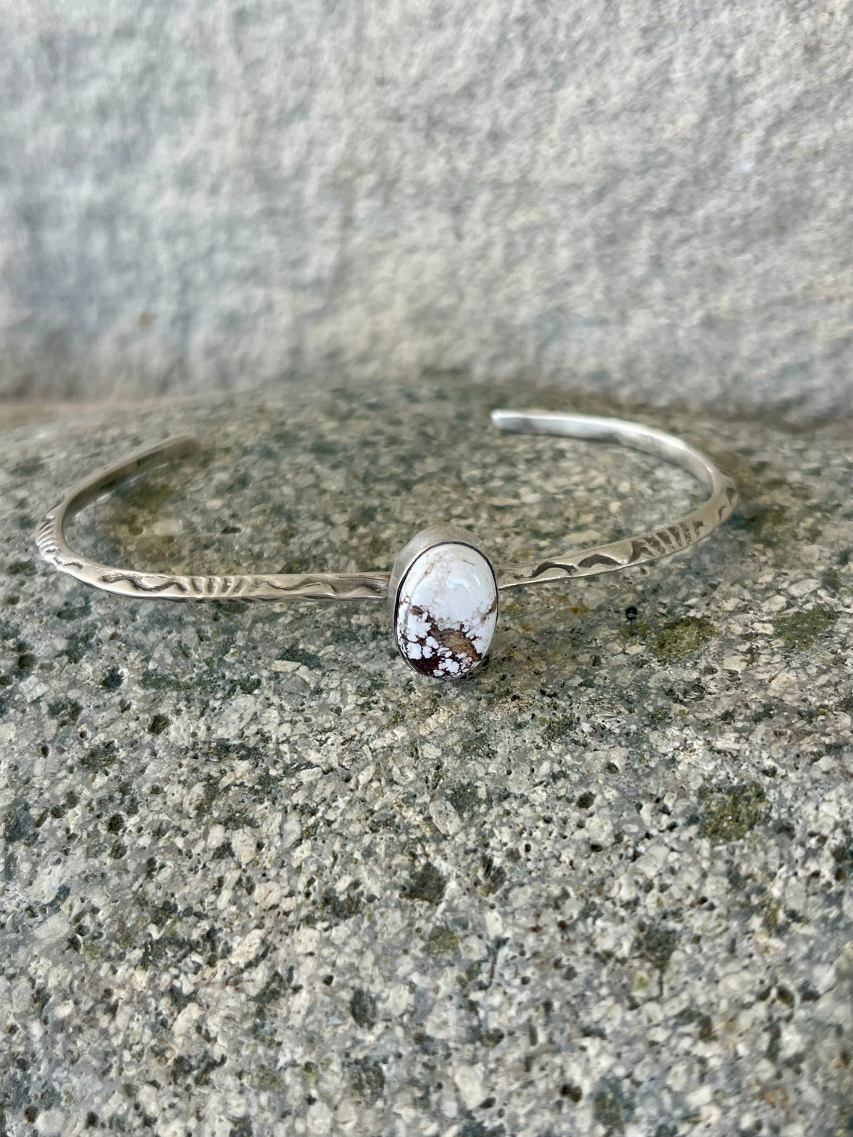 Wild Horse Stamped Stacker Cuff