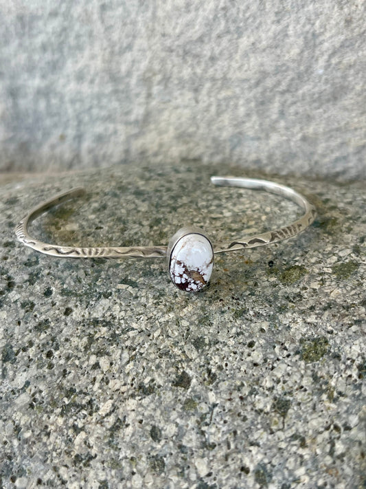 Wild Horse Stamped Stacker Cuff