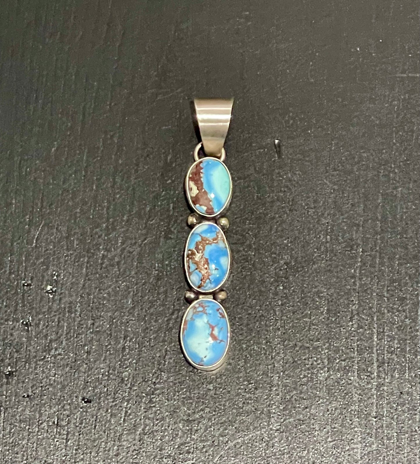 3 Stone Golden Hills Pendant