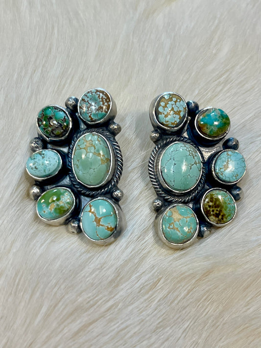 Royston Half Cluster Earrings