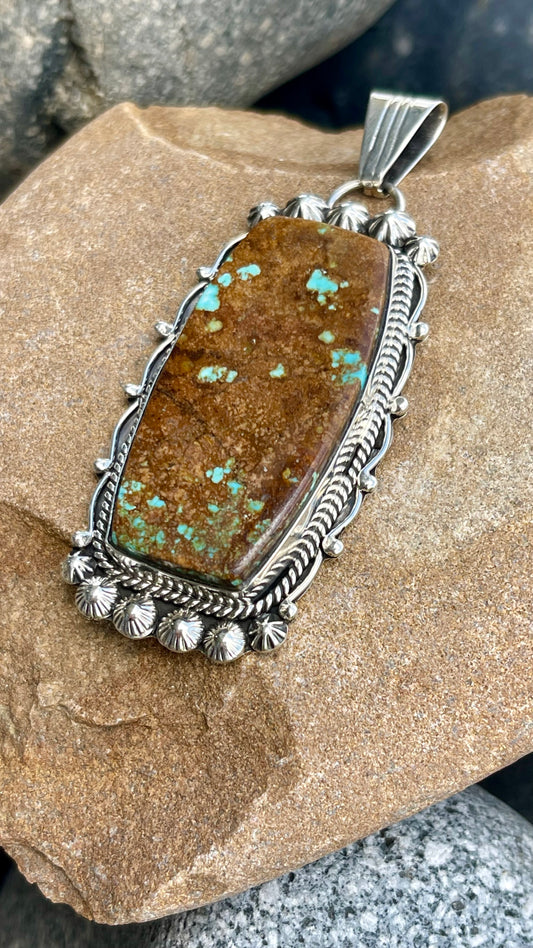 Gorgeous Mine 8 Turquoise Pendant