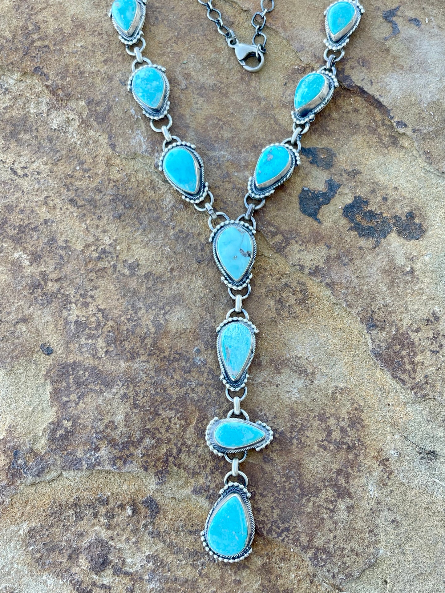 Whitewater Turquoise Lariat