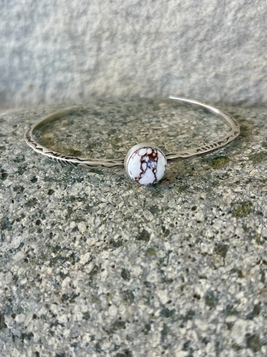 Wild Horse Stamped Stacker Cuff