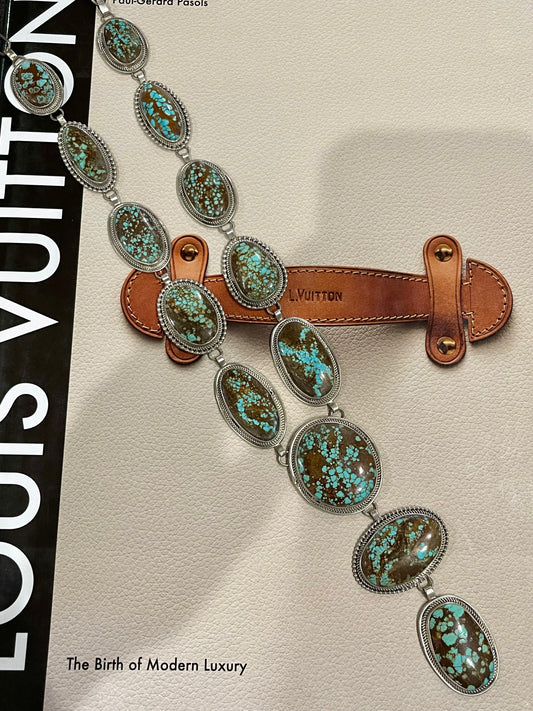 Beautiful Mine 8 Turquoise Lariat