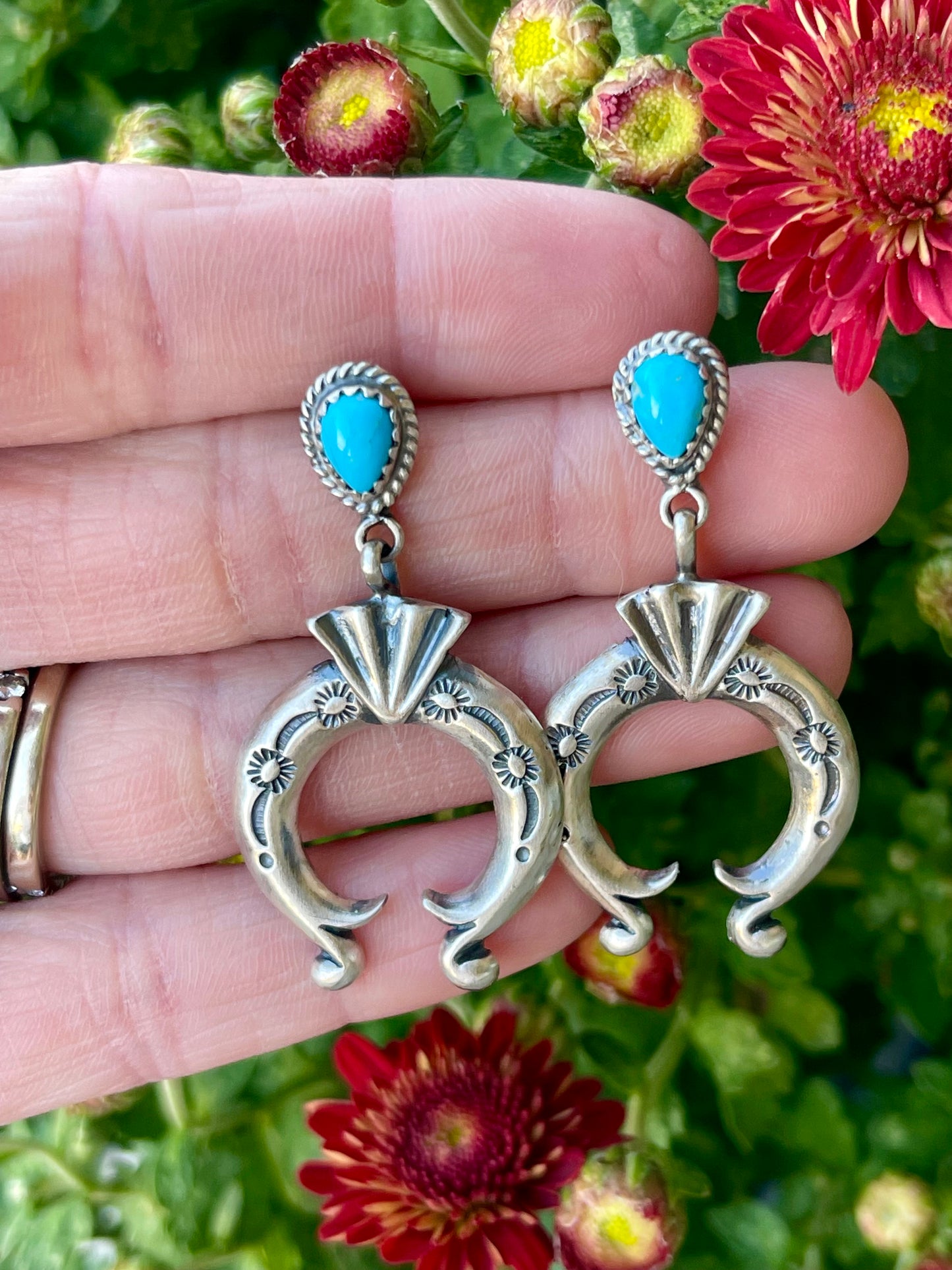 Turquoise Naja Earrings
