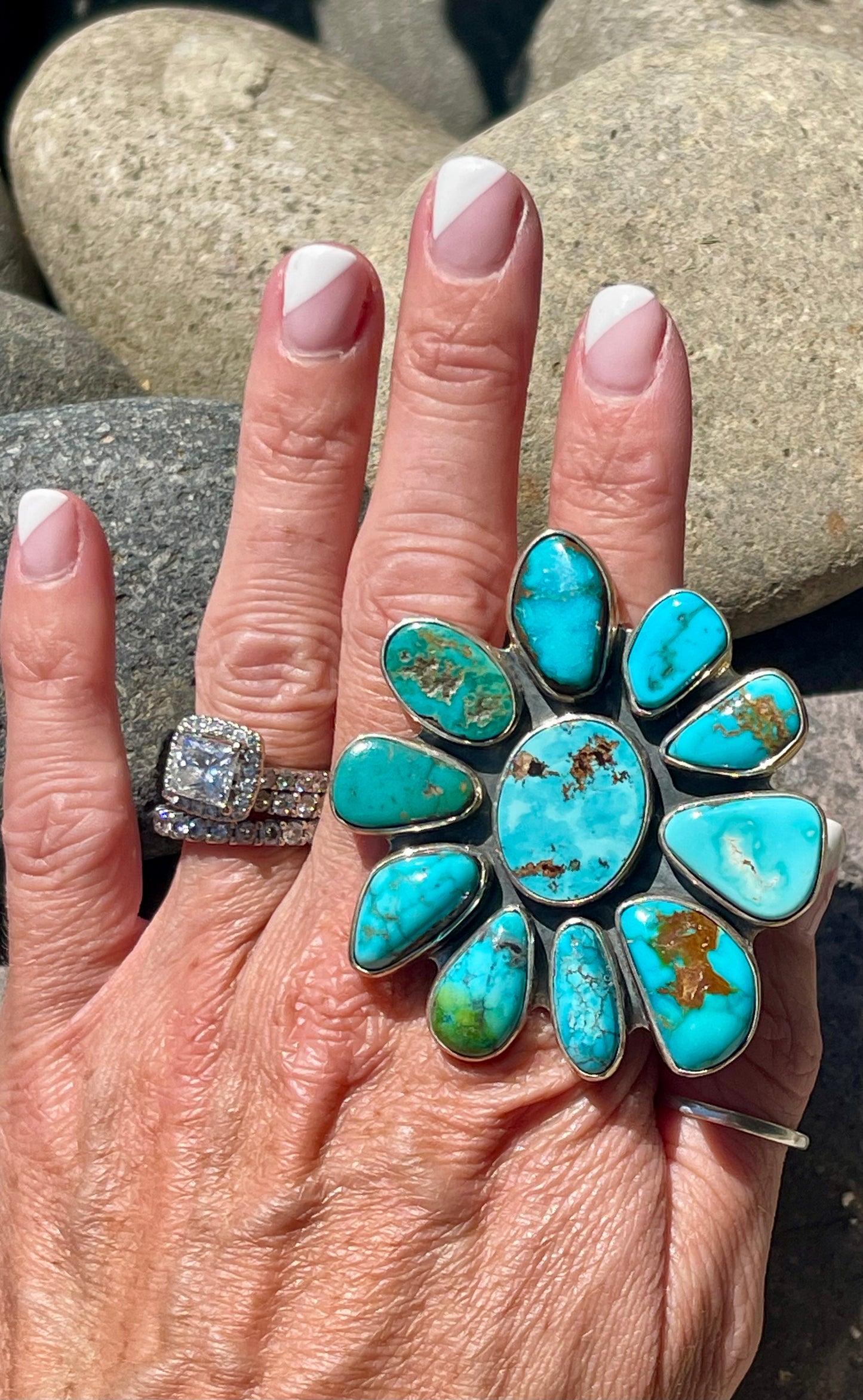 Stunning Statement Cluster Ring