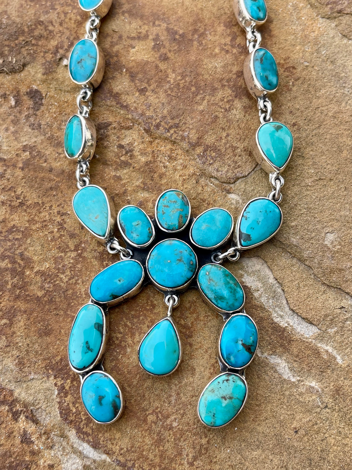 AMAZING - Turquoise Federico Naja Necklace