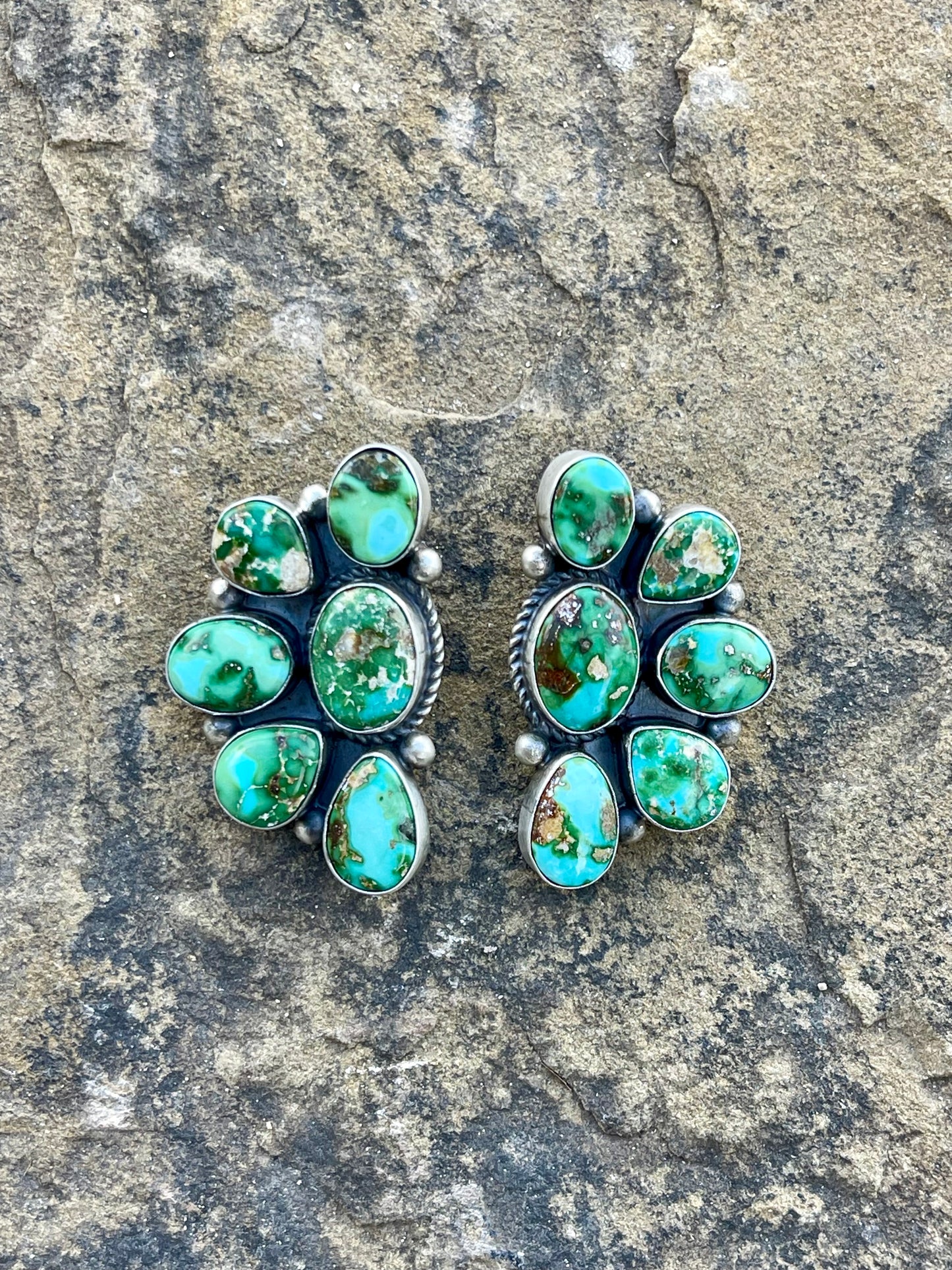 Sonoran Gold Half Cluster Earrings