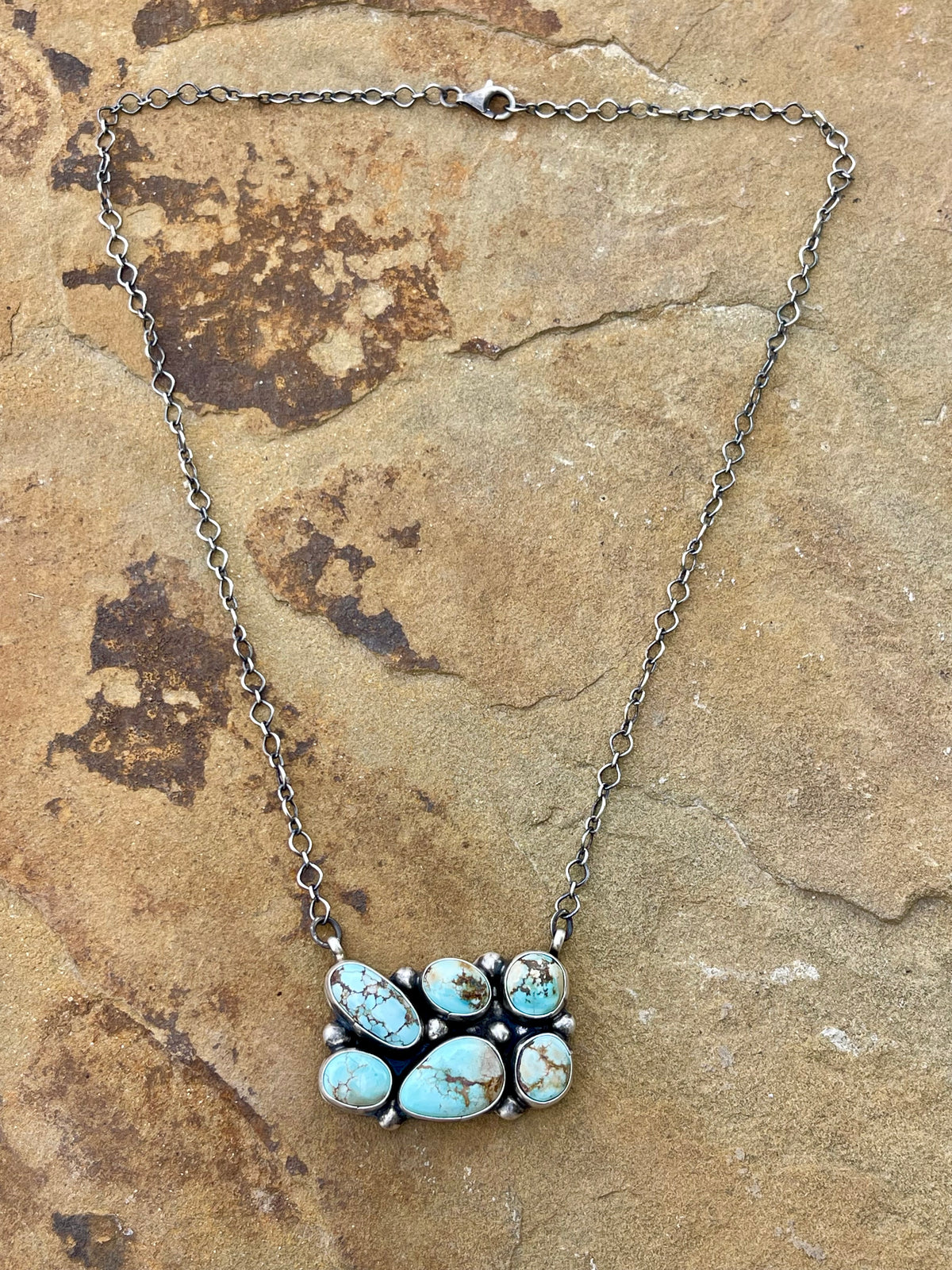 Golden Hills Cluster Necklace