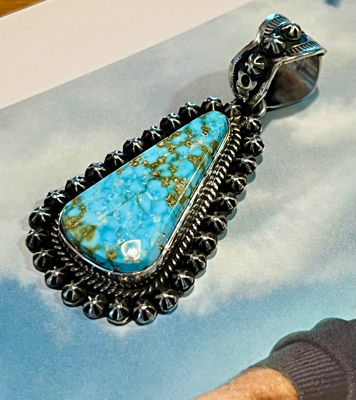 Webbed Kingman Starburst Pendant